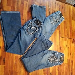 Miss me girls sz 10 jeans EUC